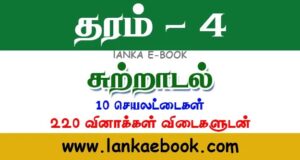 Read more about the article Grade 4 Environment | Tamil medium worksheets with answer | PDF Easy Download
