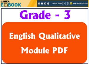 Read more about the article Grade 3 English Papers | Qualitative Module | PDF Easy Download