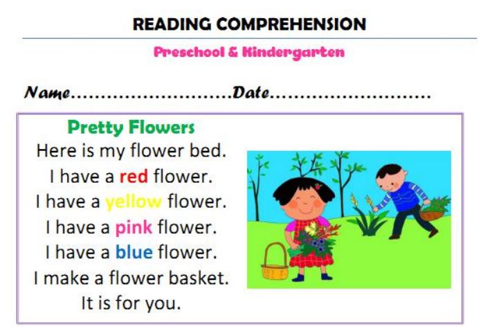 Read more about the article Reading Comprehension for Preschool | English Medium | PDF Easy Download 2021