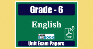 Read more about the article Grade 6 English | Unit Exam Papers | PDF Easy Download
