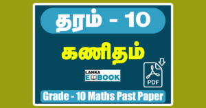 Read more about the article Grade 10 Maths Past Papers | Tamil Medium | PDF Free Download